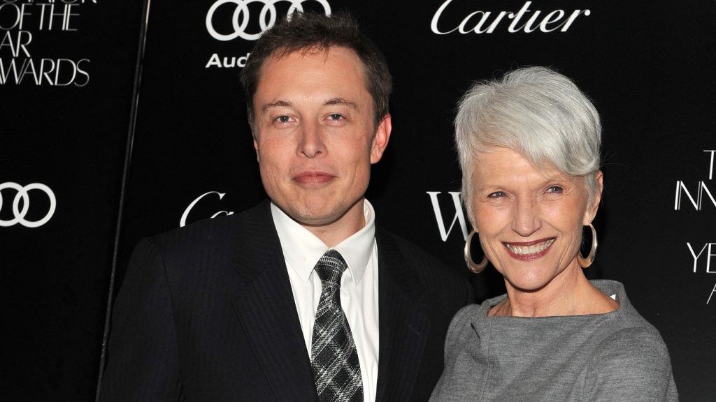 Elon Musk and his Mother