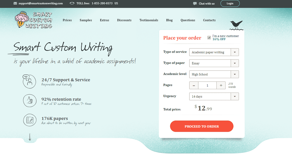 Smart Custom Writing the best essay writing service