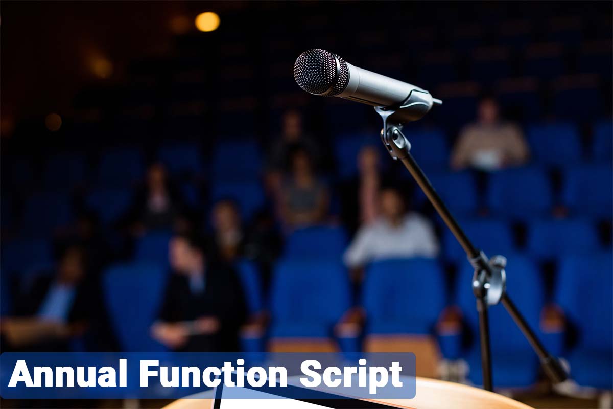 Anchoring Script for an Annual Function - Compèring Script in English